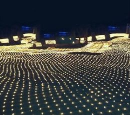 10M 8M 2000LED Christmas Lights Christmas Net Light Fairy Tale Party Garden Wedding Decoration Curtain Lights DHL 1000724