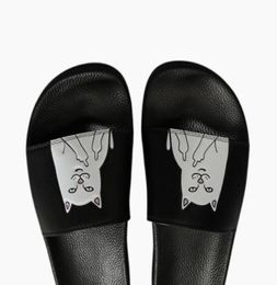 Ripndip Slippers Man And Women Lovers Casual Middle Finger Cats Slippers Beach Sandals Outdoor Slippers Hiphop Street Sa2566230