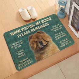 Carpets Dog Paint Pattern Carpet Entrance Doormat Non-slip Living Room Kitchen Bedroom Decor Rug Floor Mats Home