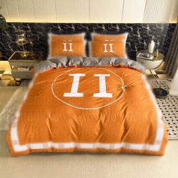 Bedding sets Designer bedding sets New light luxury a surface wool b version of pure cotton four-piece set of fashion brand cotton four-piece set