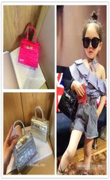 Fashion Kid Bag Girl Mini PU Leather Handbag New Kids Tote Bag Stylish Girls Shoulder bag Children Designer Purse Toddler Purs8255766