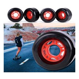 New 4Pcs 83A Polyurethane Wheel Durable Skateboard Wheel Wear-Resistant Stable Longboard Wheel 70X42mm