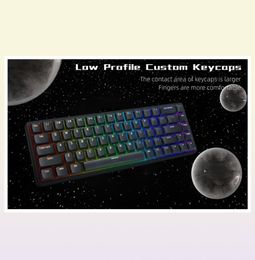 Keyboards PBT Custom Low Profile Keycaps 117 Keys XVX Horizon for 60 65 75 100 Cherry Gateron MX Switches Gamer Keyboard 221021258189