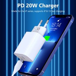 PD 20W USB Charger Fast Charging Travel Wall Phone Charger for iPad iPhone 14 13 12 Pro Huawei Xiaomi Samsung Cellphone Adapter