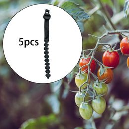 5Pcs/Set Adjustable Interlock Garden Tree Ties Heavy Duty Flexible Rubber Locking Strap for Garden Plant Support Tree