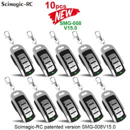 Rings 10pcs Multifrequency 280MHz to 868 MHz Garage Door Gate Remote Control Duplicator Keychain Opener 433MHz Command Clone