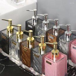 Liquid Soap Dispenser Clear Press Lotion Bottle El Hand Sanitizer Bathroom Shower Gel Shampoo Accessories