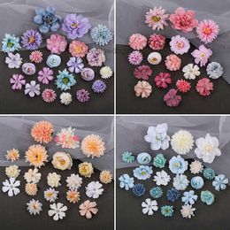 Hanfu silk flower hair accessories hairpin flower headwear set ancient style headflower flower hair clip Tang style edge clip childrens Jewellery for women