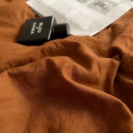 Ins Caramel Bedding Comforter sets Duvet Cover Bedsheets set with Pillows Case Bed Linens Set Queen/King Bed edredones de cama
