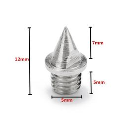 30pcs Silver Athletic Replacement Running Shoes Spikes Field Shoe Track Studs Xmas Steel And Tree 7mm Track Short