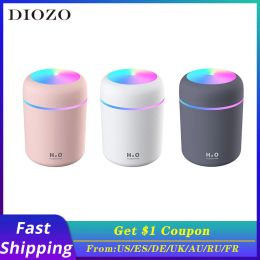 Humidifiers Vip Portable Humidifier Usb Ultrasonic Dazzle Cup Aroma Diffuser Cool Mist Maker Air Humidifier Purifier with Romantic Light