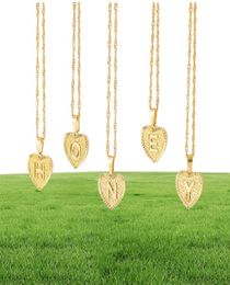 Mode Gold Plated Heart Alphabet Initial Halskette für Frauen Buchstabe Halskette Schmuck 51228166391605