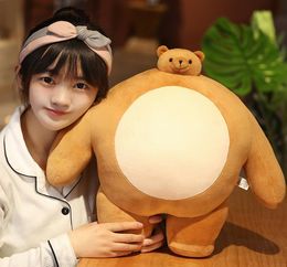 47cm cute little head teddy bear plush stuffed toy children companion doll girl creative birthday gift3370325