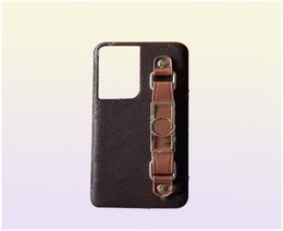 Beautiful Leather Card Holder Strap Wallet Designer Phone Cases for Samsung Galaxy S10 S20 S21 S22 S105G NOTE 10 20 21 22 Plus Ult6640652