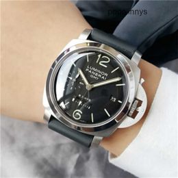 Paneraiss Luxury Wristwatches Submersible Watches Swiss Technology Mens Watch Lumino series automatic mechanical PAM 00233 calendar dual time zone 44mm Swiss lux