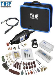220V 130W Electric Mini Hand Drill Grinder Rotary Tool Bag Kit Dremel Style Drilling Polishing Cutting Sanding Accessories Set T201480303