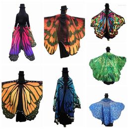 Carpets Multi-Purpose Irregular Chiffon Bohemia Tapestry Beach Throw Mat Shawl Butterfly Peacock Shape Fashionable Decoration