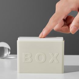 Automatic Floss Stick Organiser Mini Portable Toothpick Storage Organiser Box Multipurpose Outdoor Travel Dental Floss Stick