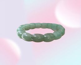 Fine Jewelry Natural DongLing Jade Bracelet Handmade Bangle Lucky Men Women 4077775