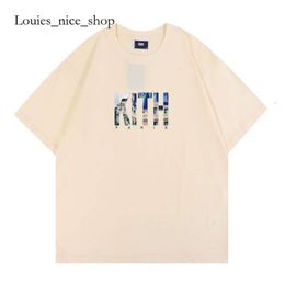 Kith Shirt Summer Designer T Shirt Kith T-shirt Oversized Men T Shirts High Quality SESAME STREET Tee Vintage Fashion Clothes Casual Summer Tees US Size S-xxl 887