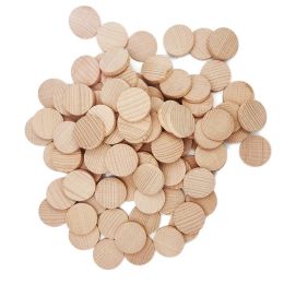 1-5cm Natural Wood Slices Unfinished Wood Round Coins Circles Disc for DIY Crafts Ornaments Arts Wood Slices