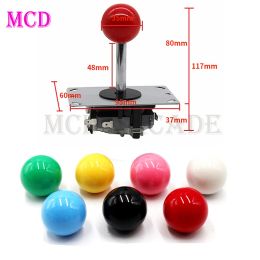 Games Fighting Stick Replica SANWA Micro Switch DIY 33MM Shaft with Knob Dome Ball 4/8 Way for Game Console High Quality Multicolor