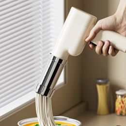 Makers Handheld Noodle Press Gun Cordless Electric Pasta Extruder 5 Moulds USB Charging for Homemade Pasta