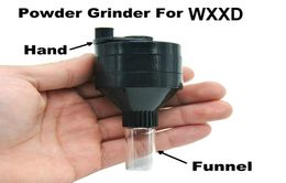 Cheap Powder Grinder for Herb Handle Herb Grinder with Funnel 17 Inch Black Plastic Crank Herb Grinder Spice Mill5614340