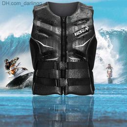 Life Vest Buoy HISEA Lifejacket is a professional adult high buoyancy vest used for drifting boats offshore fishing swimming snorkeling and airshipsQ240412