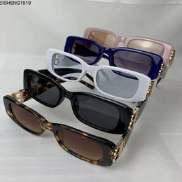 Fashion Sunglasses Small Rectangle Bb Womens and Mens Brand Design Tight Fit Outdoor Shopping Shading Retro with Box