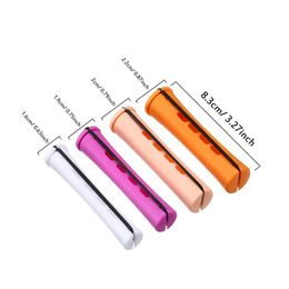 40pcs Hair Perm Rods Set 4 Sizes Hair Rollers Curlers Cold Wave Rods For Women Long Short Hair DIY Hairdressing Styling Tools
