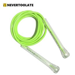 NEVERTOOLATE LONG 3.2 Metres 14cm abs handle boxing speed Soft PVC Jump skip Rope Skipping crossfit Fitness 240410