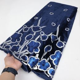 Nigerian Velvet Lace Fabrics African Lace Fabric 2023 High Quality Lace Material With Stones French Lace Fabric Sewing