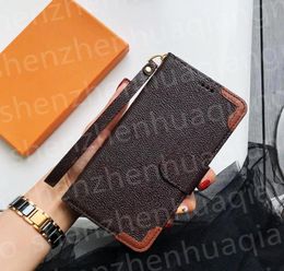 Fashion Designer Phone Cases Flip Wallet Card Holder For iPhone 14 13 Case 12 Pro 11 Max 7 8 Plus Stitching Leather Shockproof Sil5836577