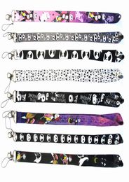 s Jewellery Cartoon Nightmare Before Christmas Mobile Phone Strap Key Chains Neck Lanyard Exhibition ID Card Holder Strap8137507