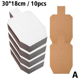 10pcs Target Papers Targets For Bow Arrows Archery Shooting Hunting Slings Darts Catapult Outdoor Sports X9P0
