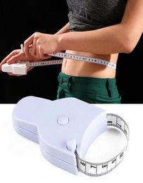 Fitness Fat Calliper Perfect Body Tape Measures Automatic Telescopic Tape Measure Retractable Measuring Tape for Body Waist Hip B8548656