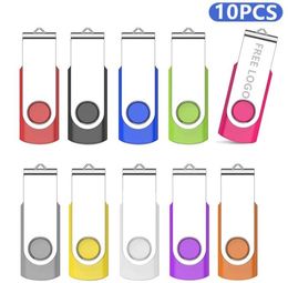 Colourful 360° Rotation 512MB 1GB 2GB 4GB 8G 16G 64GB 128GB USB Flash Drives Memory Stick Thumb Drive Logo Whole3290390