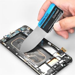 1/3/5PCS Mobile Phone Curved LCD Screen Spudger Opening Pry Card Tools Ultra Thin Flexible Mobile Phone Disassemble Steel Metal