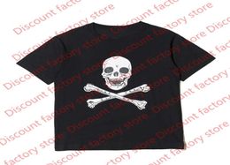18SS ASAP ROCKY Christmaas Tee Fashion Black Skull Printed Mens Stylist T Shirts Men Women Short Sleeve Shirts Size SXL3694457