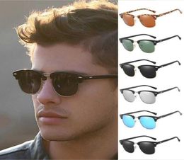 Sunglasses Polarised Men Ladies Half Rim Polaroid Women Brand Design Semi Rimless Uv400 Classic Sun GlassesSunglasses7412993