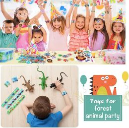 10/40 Pcs Snap Bracelets - Pinata Toy Loot/Party Bag Fillers Kids Pocket Slap Band Gift For Boys Girls Birthday Party Favours