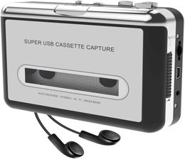 Cassette Player, Portable Tape Player Captures MP3 o Music via USB or Battery, Convert Walkman Tape Cassette to MP3 with Laptop and PC8077743