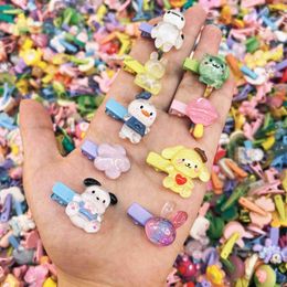 Childrens cartoon clip candy Coloured Colourful little girl hair clip cute resin Jewellery cartoon clip