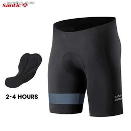 Cycling Shorts Santic Men Cycling Shorts Summer Cyc Shorts Coolmax 4D Pad Shockproof MTB Tight-fitting Rctive L48