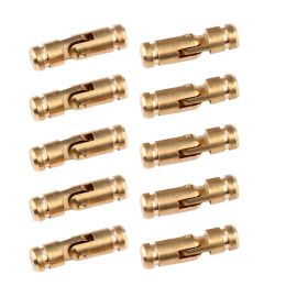 10pcs Cylindrical Hinges Hinge Vintage Invisible Hinges Cabinet Concealed Hinges for Jewellery Box Furniture Wooden doors