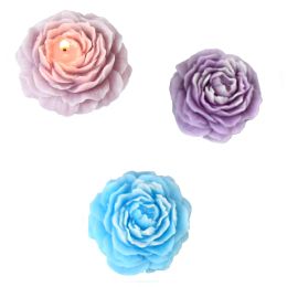 3D Large Peony Silicone Candle Mould DIY Handmade Creative Flower Aromatherapy Plaster Resin Soap Making Supplies Kit Home Gifts