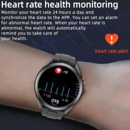 ECG PPG Clever Watch 2023 Temperature Men Women 24 Hour Sleep Monitoring Smartwatch ECG PPG Blood Pressure Oxygen Professional