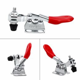 Horizontal Toggle Clamp Quick-Release Toggle Clamps GH-201 27KG Vertical Clamp Hand Clip Woodworking Fix Clip Carpentry Tool