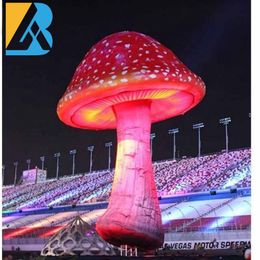 Skräddarsydd 4 meter höjdjätte uppblåsbar svamp för evenemangsfestplanerare